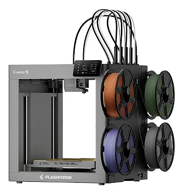 Impressora 3D FDM Multicolorida FlashForge Aberta Creator 5 (Bivolt) - 10001101001