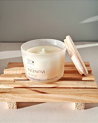 Vela Aromática  "INCENTIVI "- Bergamota - energia da alegria, alto-astral e otimismo