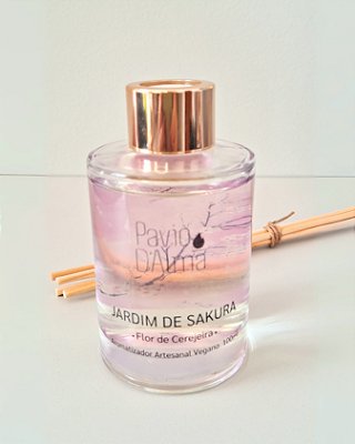 Aromatizador de Varetas "JARDIM DE SAKURA" - Flor de Cerejeira - Sofisticação e encantamento