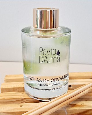 Aromatizador de Varetas "GOTAS DE ORVALHO" - Menta, Limão e Flor de Laranjeira - Refrescante e revitalizante