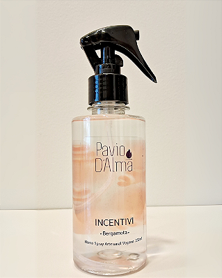 Home Spray "INCENTIVI "- Bergamota - energia da alegria, alto-astral e otimismo