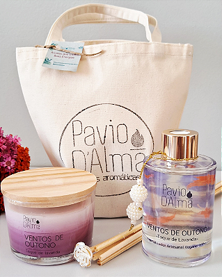 Kit Vela Aromática e Aromatizador de Varetas