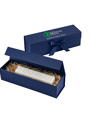 Lembrancinha Personalizada "VELA GRATIDÃO" - 5 unidades)