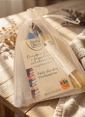 "KIT DIA DOS PROFESSORES" - Perfume de Papel + Marcador de Página 5unidades