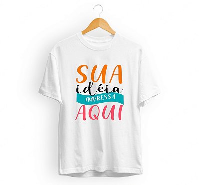 Camiseta Branca Personalizada