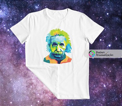 Camisa Aquarela Einstein