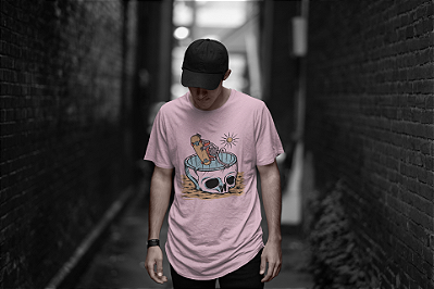 Camisa Skateboard Skull