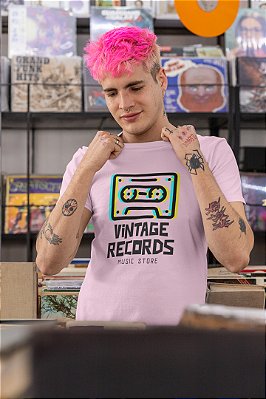 Camisa Vintage Records