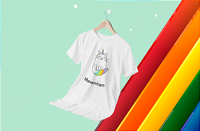 Camisa Mewnicorn LGBT
