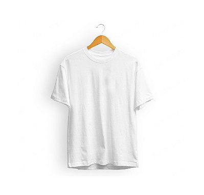 Camiseta Unissex Branca 100% Poliéster