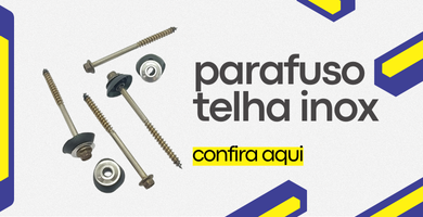 PARAFUSO TELHA INOX