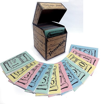 Box Provérbios de Salomão com 31 Mini Livretos
