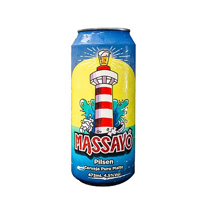 Cerveja Massayó (Pilsen) - LATA 473 mL