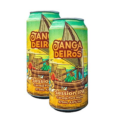 2 Cervejas Jangadeiros (Session IPA) - LATA 473 mL