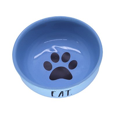 Comedouro eat cerâmica pequeno para Gatos