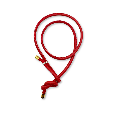 CHOKER COURO VERMELHA