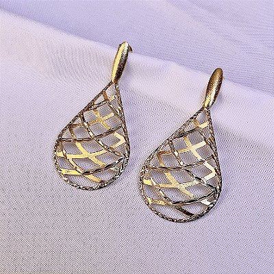 Brinco Diamantado Gota