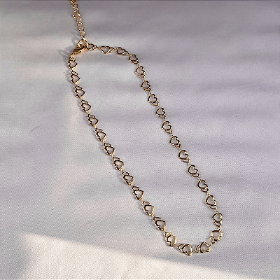 Choker Corações Unidos