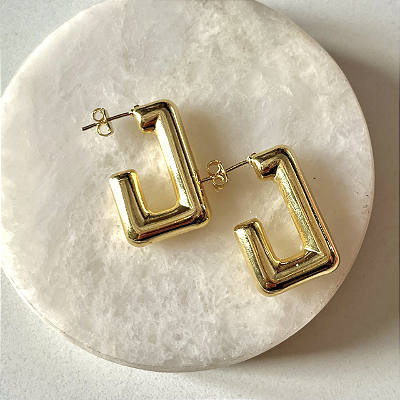 Argola L tubular lisa