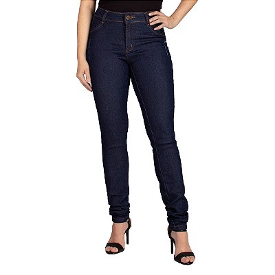 Calça Country Feminina Barra Reta Desing Moderno - Coll Jeans