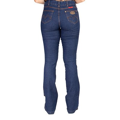 Calça Feminina Country Barra Flare Design Moderno Plus Size