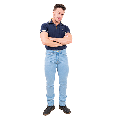 Calça Masculina Jeans Plus Size Tamanho 50 Ao 56 Tradicional