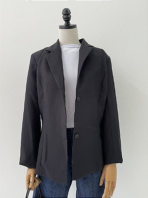 Blazer Alfaiataria Xadrez Vermelho Brechó - Marylu Brechó Online