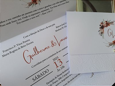 Convites de casamento