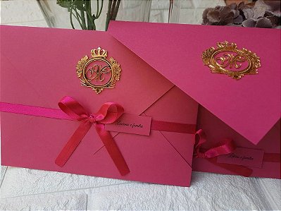 Convite de 15 Anos com Envelope