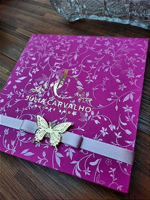 Caixa Convite Floral de 15 Anos Luxo