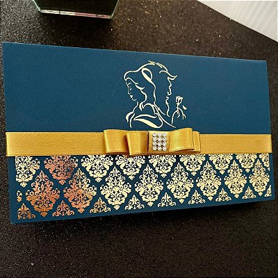 Convite de 15 Anos A Bela e Fera