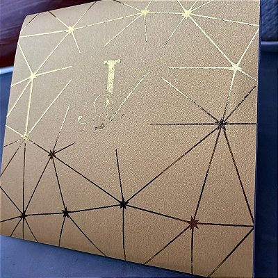 Convite de 15 Anos Dourado