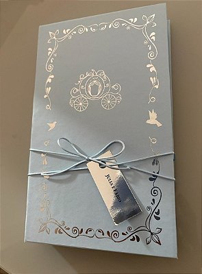 Convite de 15 anos Cinderela luxo