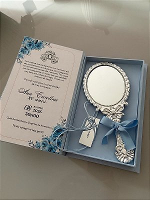 Convite de 15 anos Cinderela luxo
