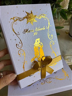 Convite de 15 Anos Rapunzel
