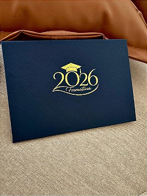 Convite formatura capa dura