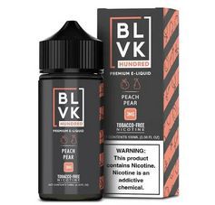 Juice BLVK Hundreds - Peach Pear - 3mg - 100ml