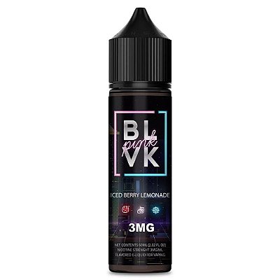 Juice BLVK Pink - Iced Berry Lemonade - 3mg - 60ml