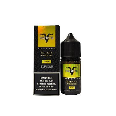 Salt Ignite - Banana Freeze - 35mg - 30ml