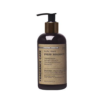 Gel de Banho Hidratante Fragrance Care Body Wash FRESH BERGAMOT - 250ml