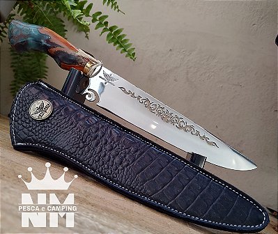 Faca artesanal cutelaria iguaria campeira 10 pelegadas