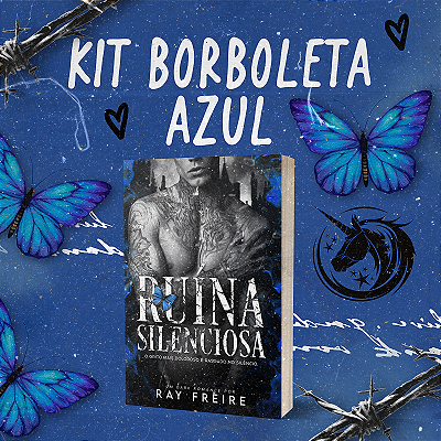 KIT BORBOLETA AZUL