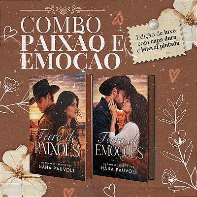 COMBO PAIXÃO E EMOÇÃO - CAPA DURA