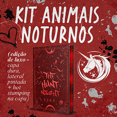 KIT ANIMAIS NOTURNOS - CAPA DURA DE LUXO