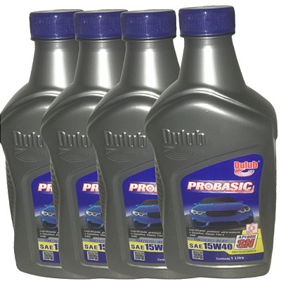 Kit 4 Litros De Óleo 15w40 Semi Sintético dulub Api Sn