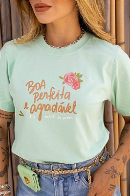 Tshirt Boa Perfeita e Agradável
