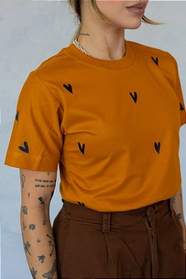 Tshirt Mini Corações
