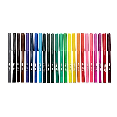 Maleta com 24 Cores Brush Pens Caneta Ponta Pincel Leo&Leo - Lofi