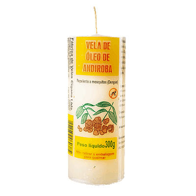 Vela de Óleo de Andiroba (300g)
