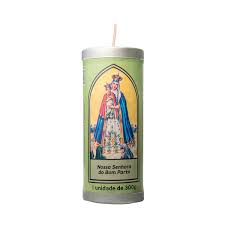 Vela Nossa Senhora Do Bom Parto Chapinha (300g)